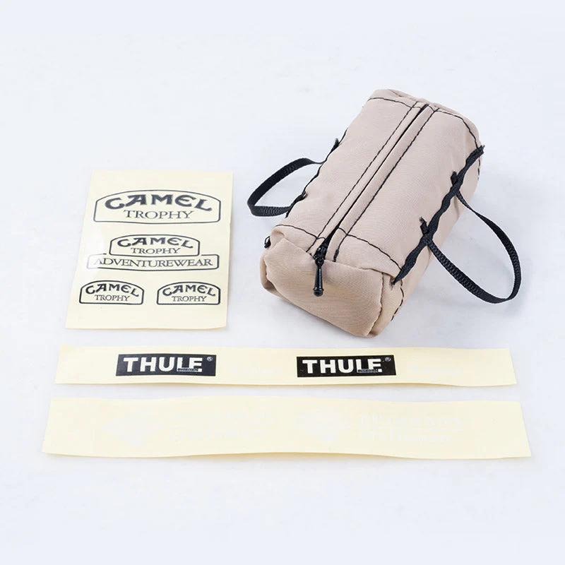 1:10 Luggage Bag (1 Bag Only) (Khaki/Yellow/Green) - Image 5