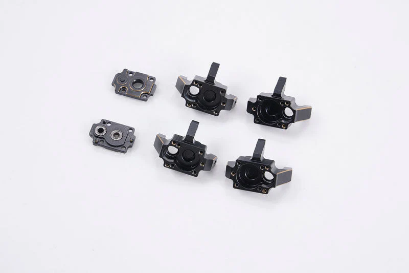 Upgrade Parts - 1:12 Hummer H1 BRASS PORTAL AXLE COVER SET
