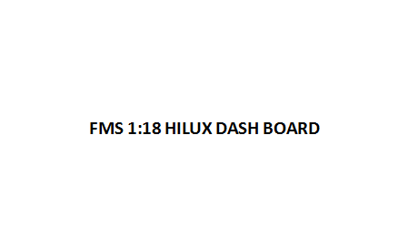 1:18 Hilux DASH BOARD - Image 2