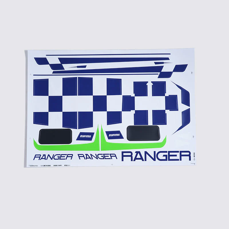 1220mm Ranger V2 Decal Sheet (Red/Green/Yellow) - Image 2