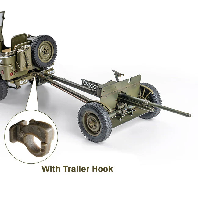 Anti-tank Gun/ Trailer/ Machine Gun/ Canvas Top for 1:6 / 1:12 1941 MB Scaler - Image 21