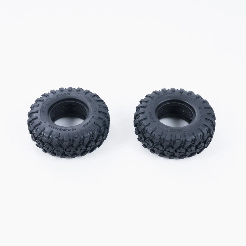 FCX10 Range Rover/Defender Mt Tires 4.3" 1 Pair (25 Degrees) with Foam - Image 2