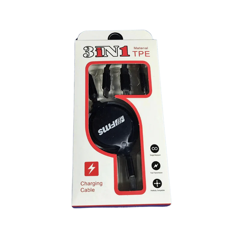FMS customized 3 ports in 1 USB cable - Image 2